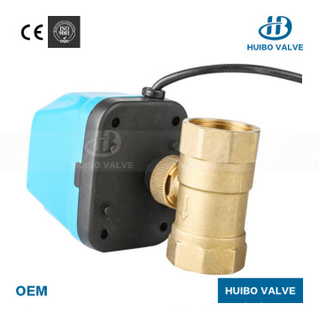 Automatic Motorized Full Port Brass Ball Valve with Actuator